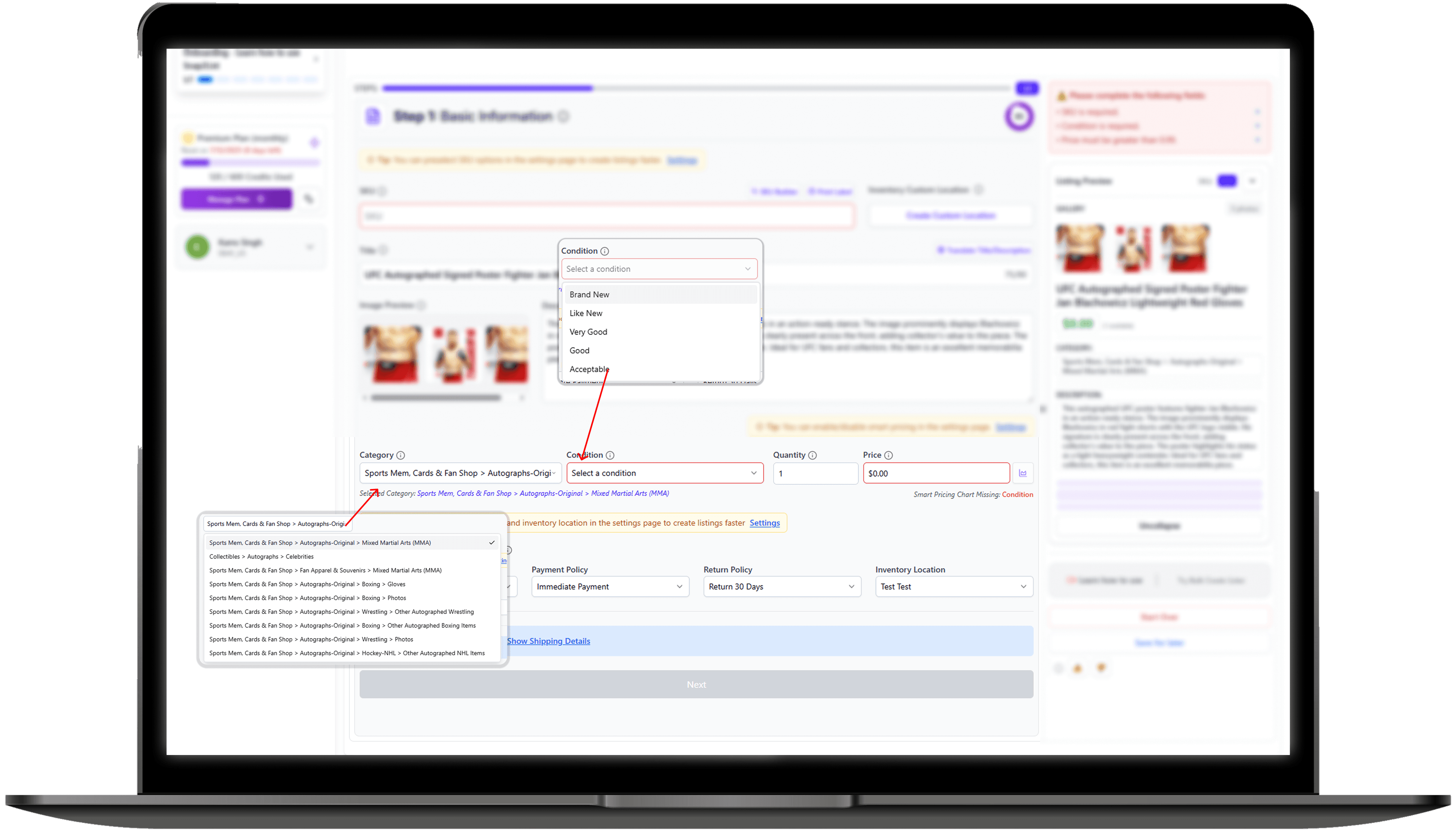 Smart field recommendations