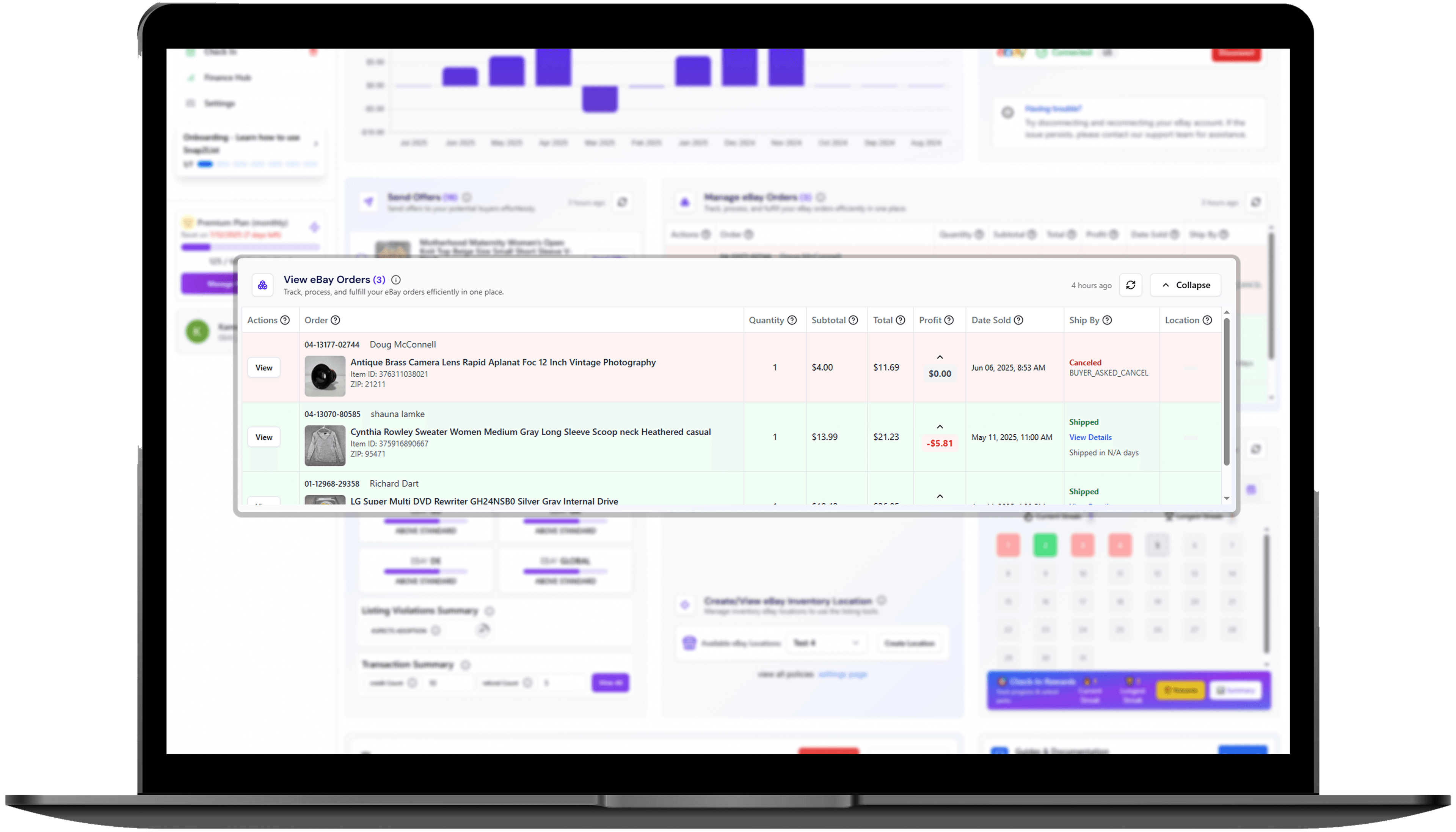 Integrated inventory location management with hierarchical paths